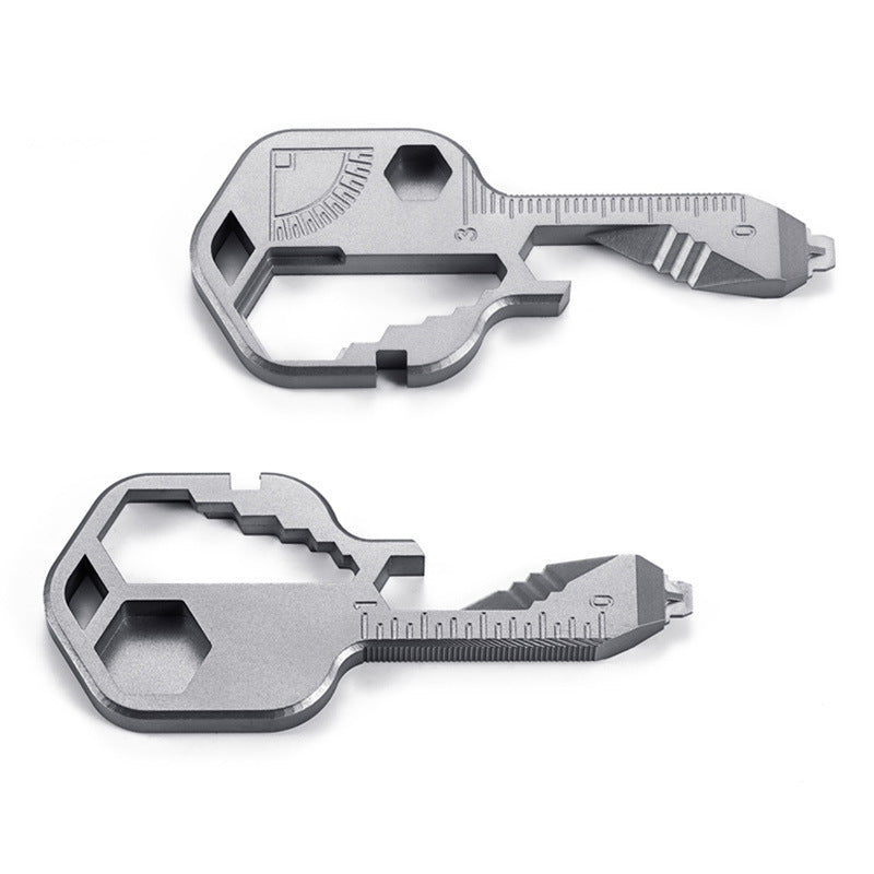 Multi-Function 24-in-1 Stainless Steel Keychain EDC Tool