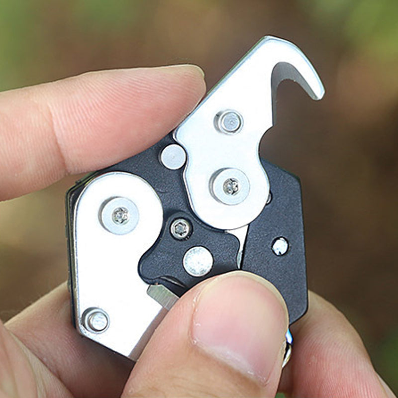 Multi-Tool Folding Tool Outdoor EDC Mini Screwdriver Stainless Steel Keychain