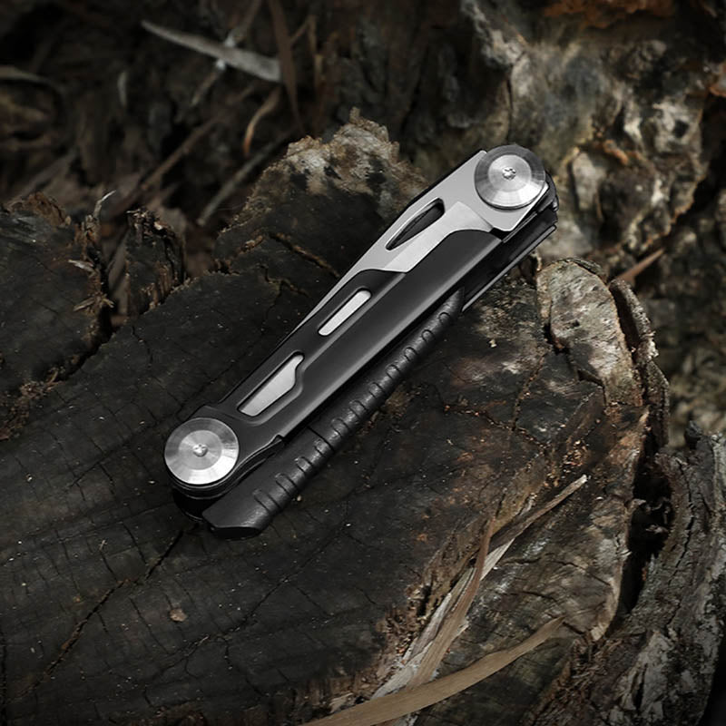 Multifunctional Folding Knife with 8 Tools - Portable EDC Tool for Camping, Survival, and Everyday Use