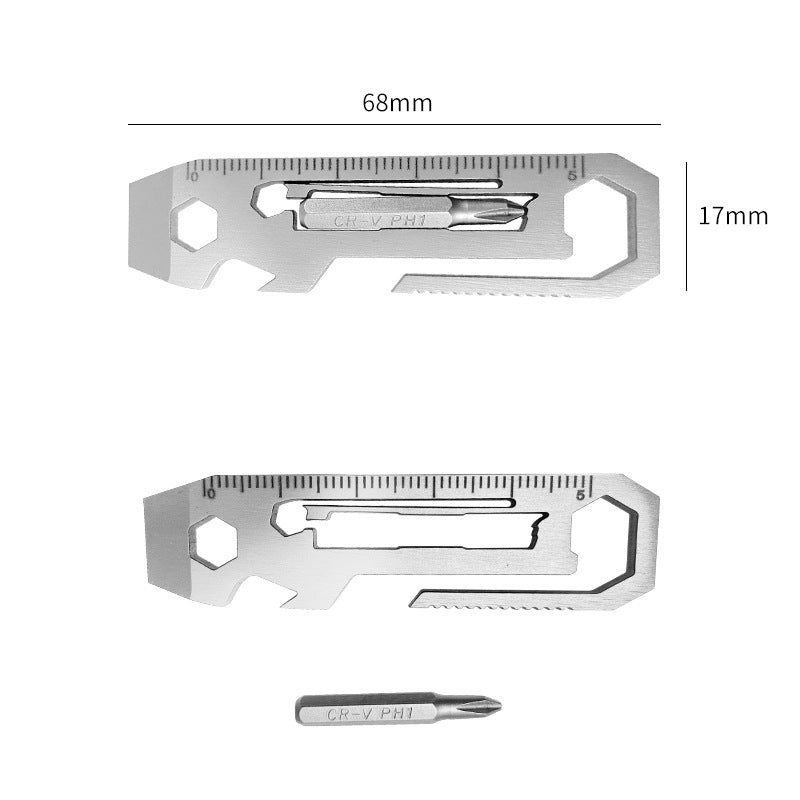 Multi-functional Stainless Steel Tool 7-in-1 Tool Card