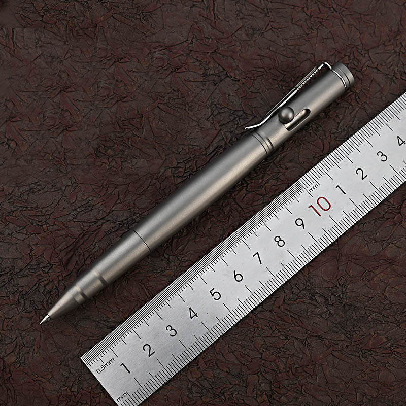 Titanium Alloy Bolt Action Tactical Pen - Business Signature Pen and Gift