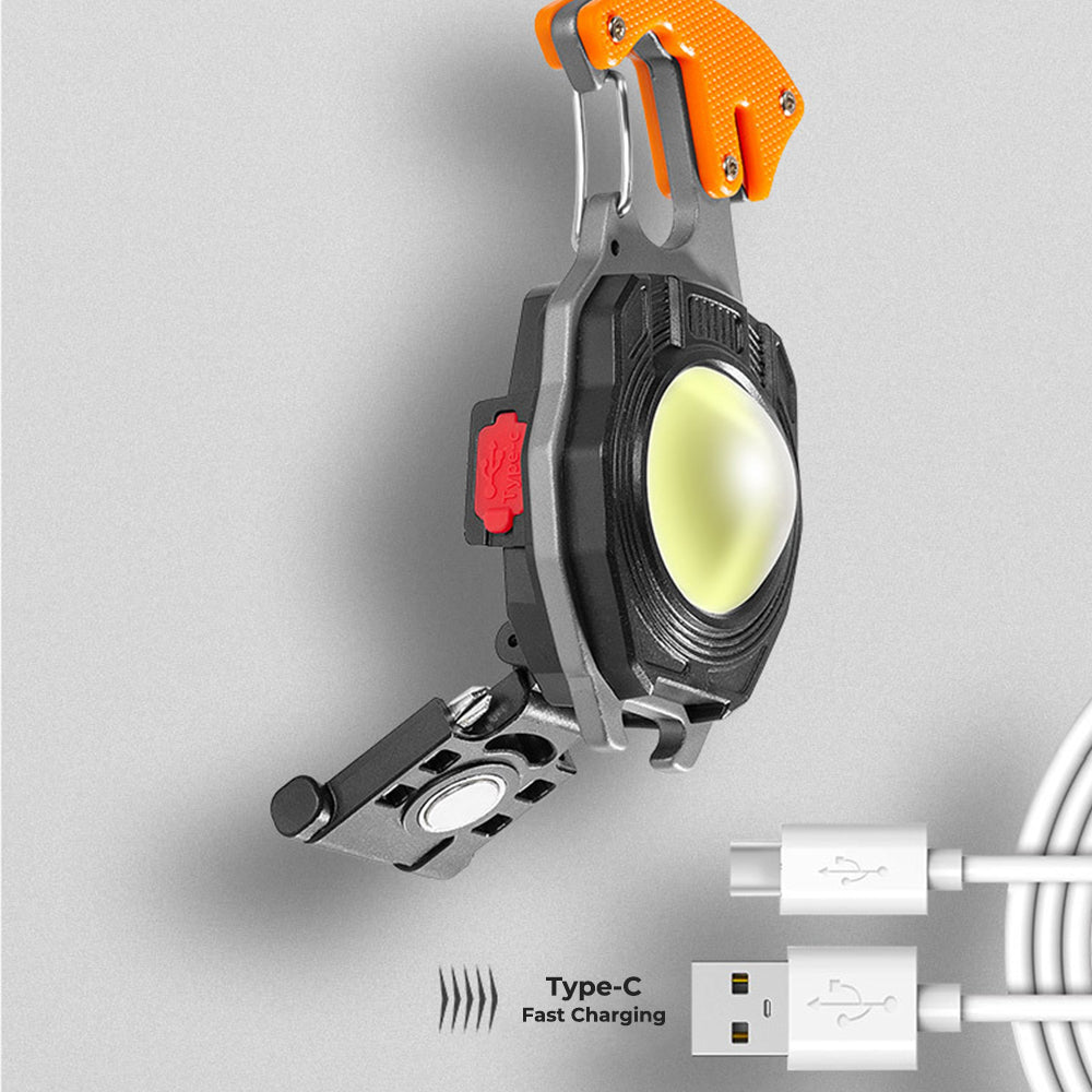 Mini LED Keychain Flashlight with Strong Light and Super Lightweight Portable Design