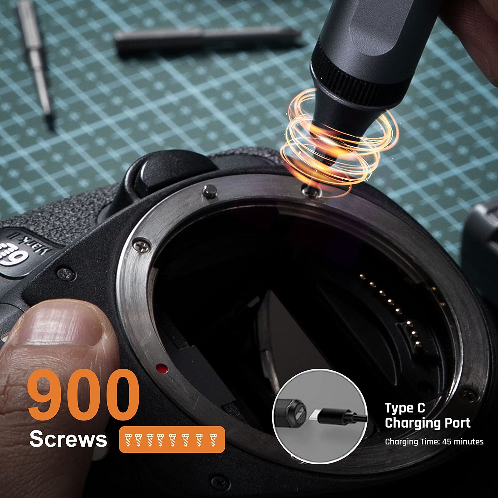 Electric Precision Screwdriver Set - 52-in-1 Multi-Functional Kit