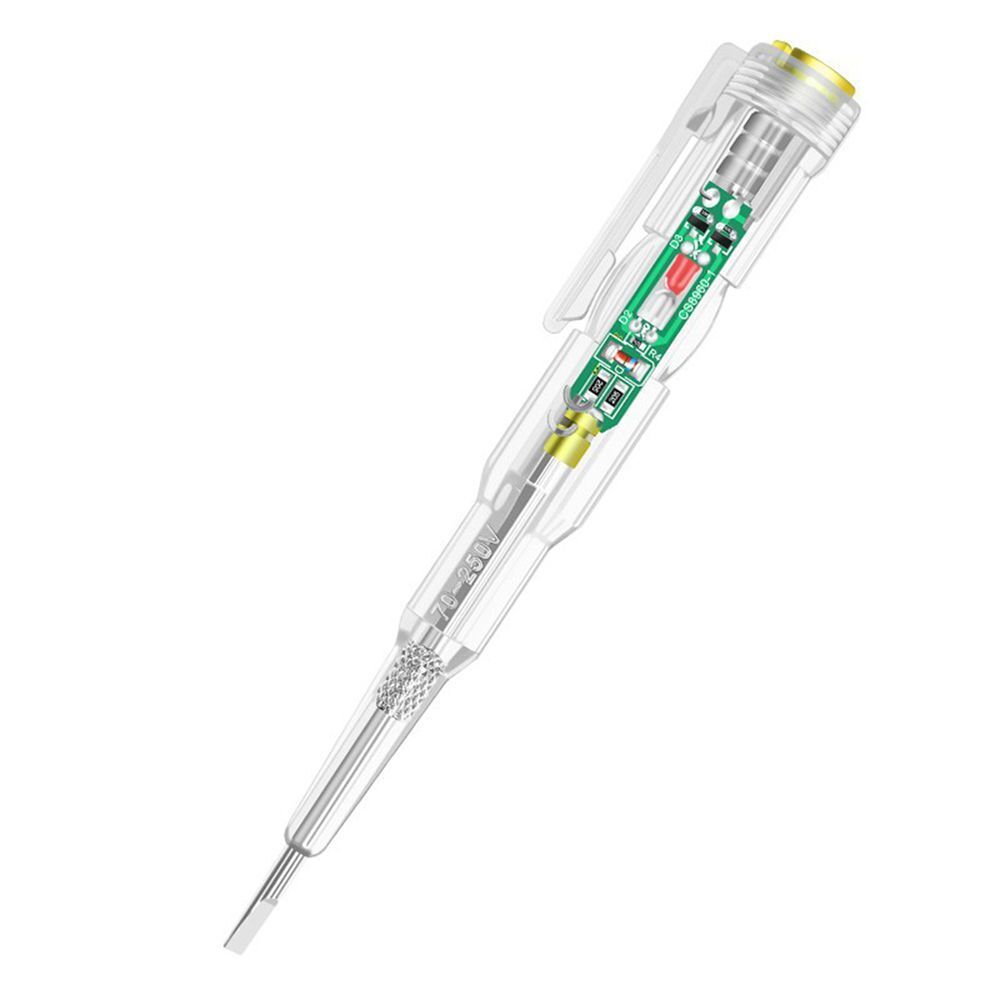 LED Circuit Tester Pen Screwdriver Electrical Test Tool 70-250V