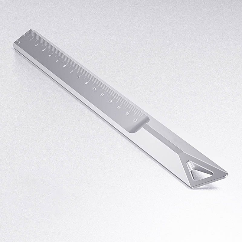 Aluminum Alloy Ruler for Students and Children, Multi-functional Drawing and Mapping Tool