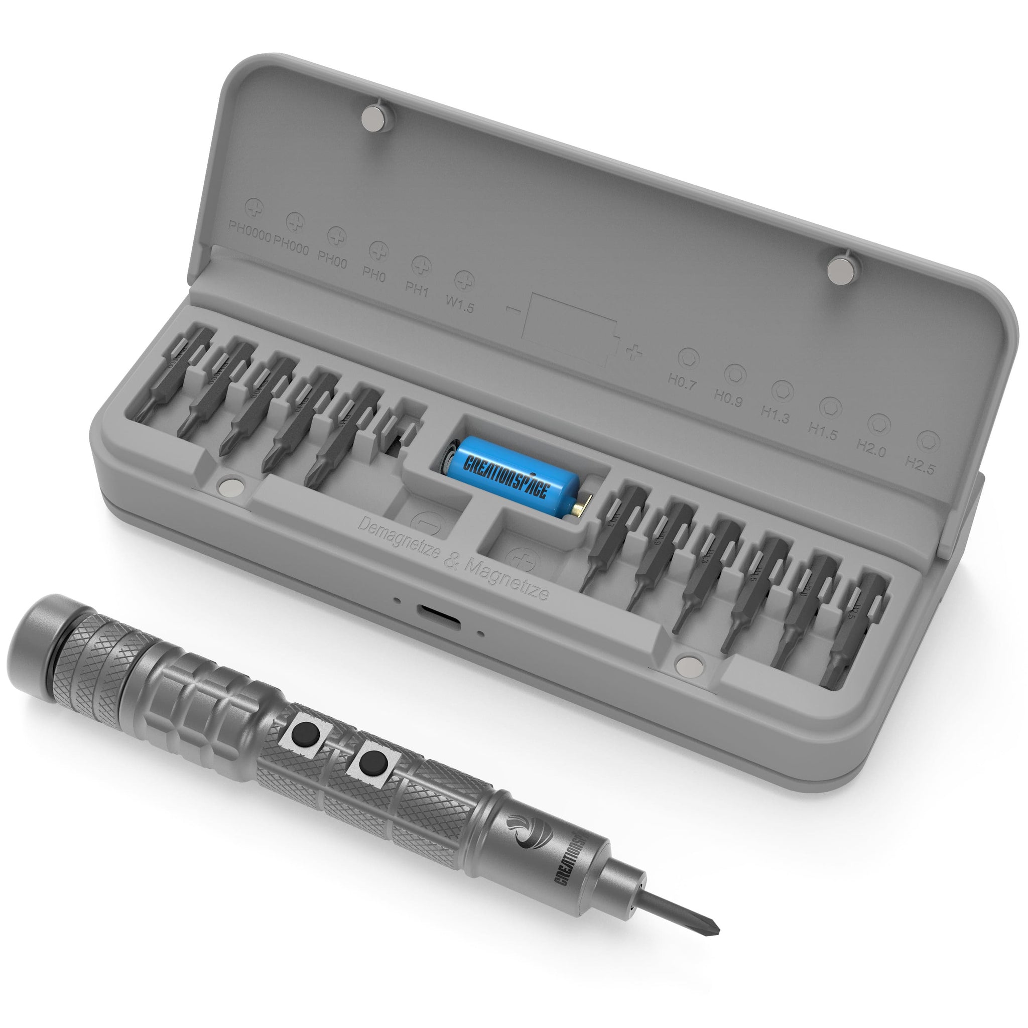 Mini Electric Screwdriver Set - Precision Cordless Repair Tool Kit with 28 Bits