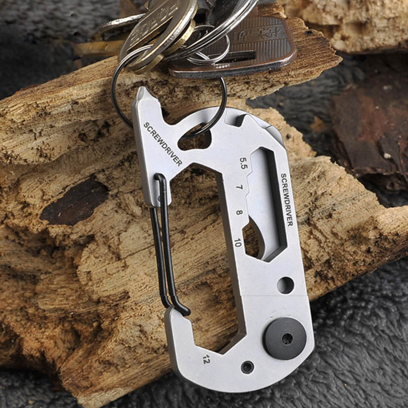 High-Precision Stainless Steel EDC Mini Tool - Portable Outdoor Multi-functional Combination Tool