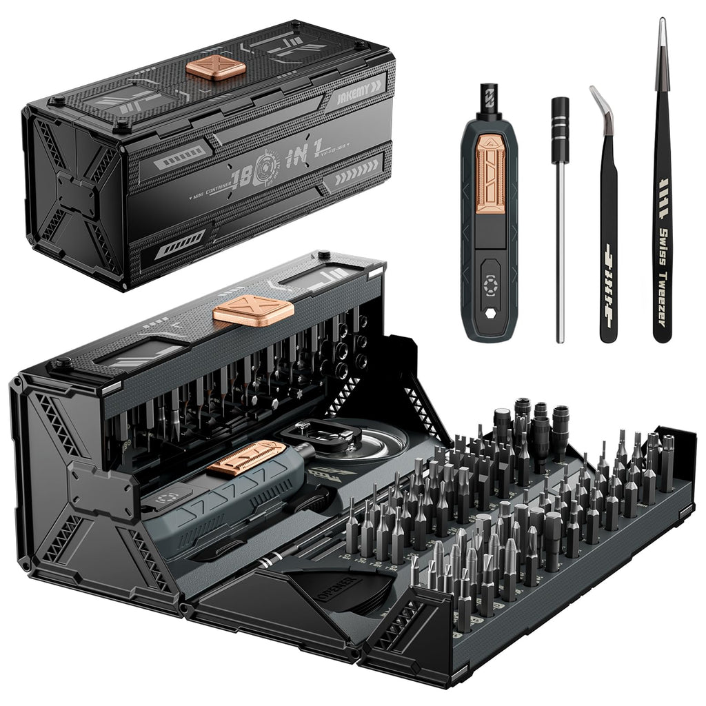 Set de destornilladores de precisión, 60 en 1 kit de conductor magnéticos  con 54 Bits, Professional Electronics – Kit de herramientas de reparación